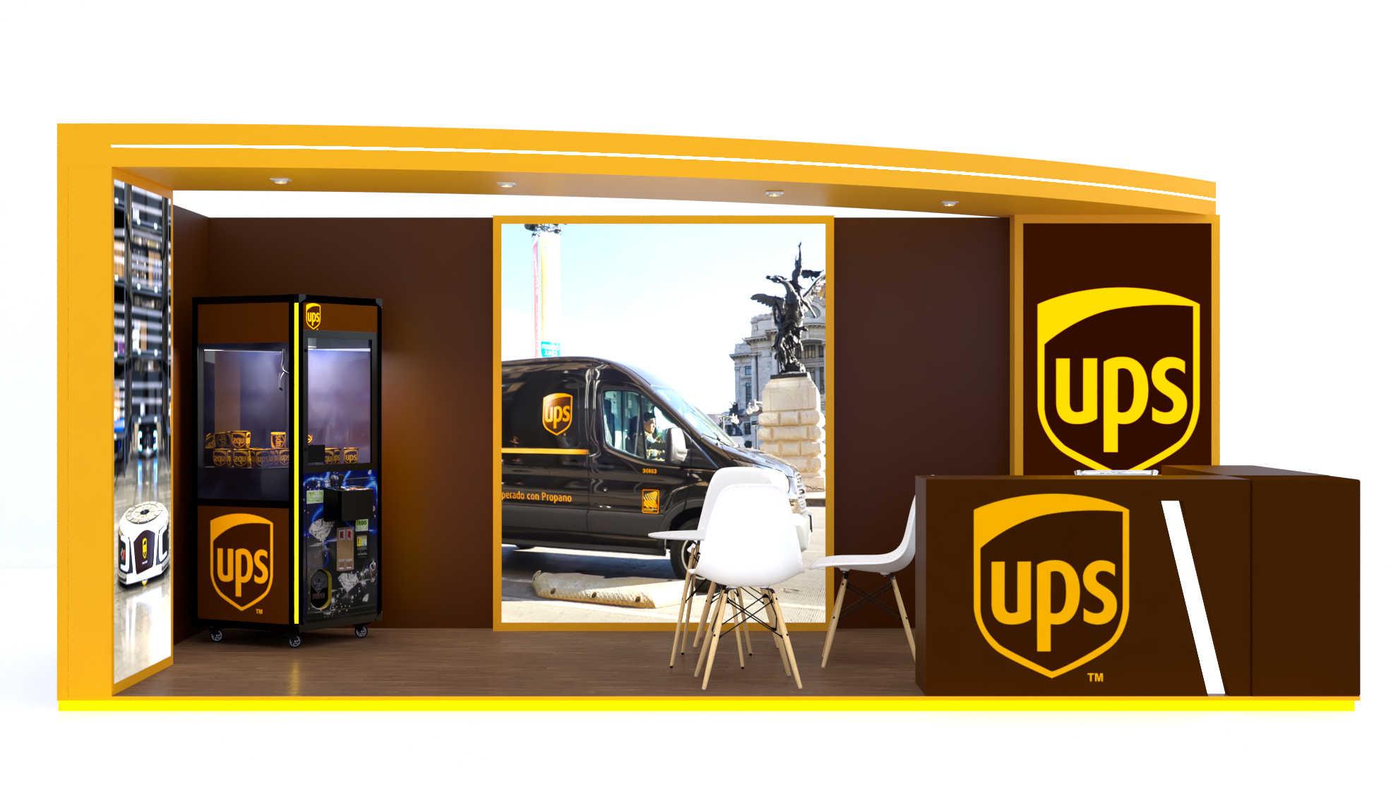 Renderización de stand